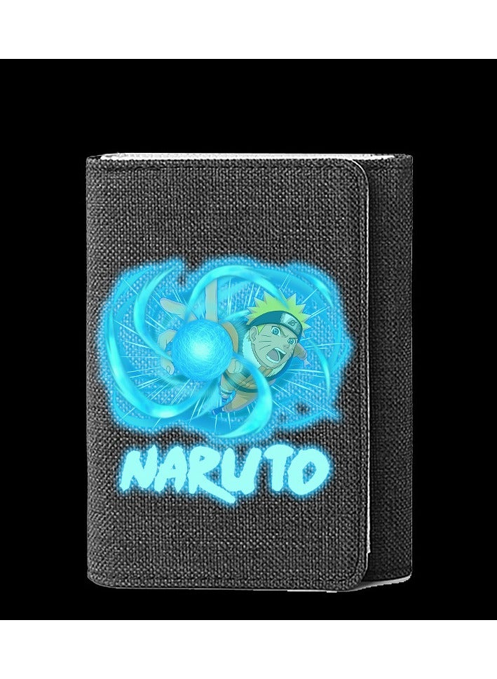 KUYING New Naruto Printed Waterproof Wallet 