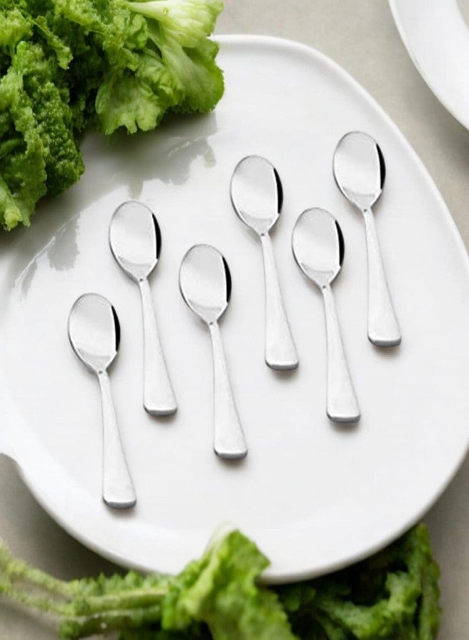 FnS Victoria Food Grade Safe Stainless Steel Round Handle Dinner Spoon -Set of 6 Spoons for Home, Dining and Kitchen - Image 5