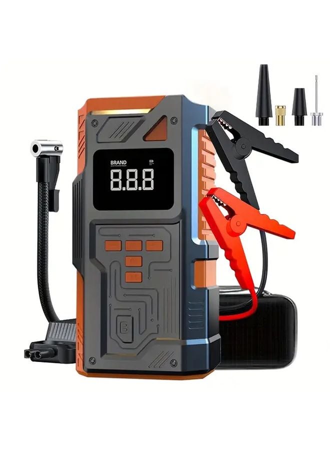 High Power Inflator Integrated Machine 7 in 1 Jump Starter with 150PSI Tire Inflator - Image 2