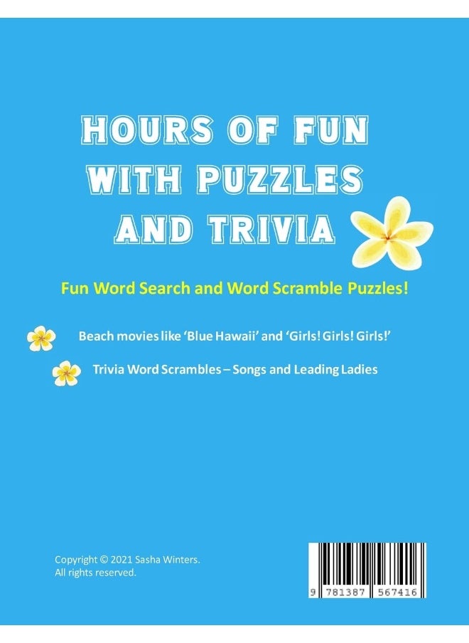 Word Search Book Hawaii Beach Theme: Large Print Adult Word Search, Birthday Gift or Christmas Gift for Puzzlers  - Image 2