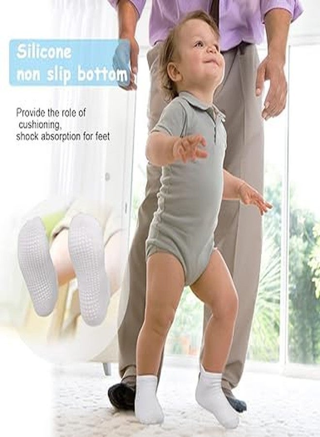 Closecret Baby Non Slip Ankle Socks Toddler Socks with Grips for Kids, Infants Boys and Girls (5-6 yr,6 Girls) - Image 4