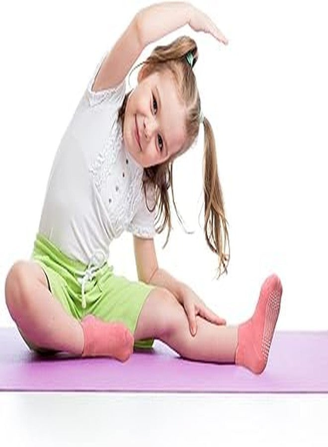 Closecret Baby Non Slip Ankle Socks Toddler Socks with Grips for Kids, Infants Boys and Girls (5-6 yr,6 Girls) - Image 3