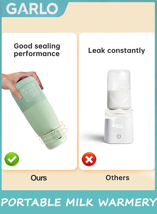 Garlo Portable Milk Warmer for Baby, Cordless Travel Milk Warmer for Baby, Breastmilk Warmer On The Go, USB Rechargeable Portable Bottle Warmer for Travel, Car, Outdoors - Image 4