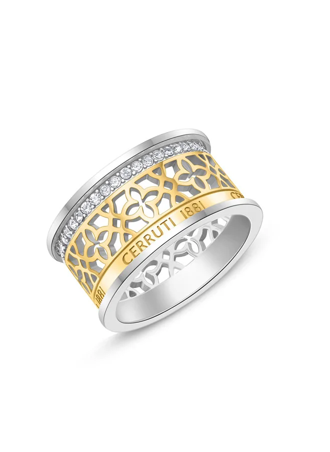 CERRUTI 1881 Fabiana Silver Ring For WomenCIJLF0009503