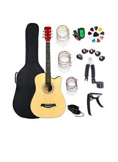 Megarya 38 Natural Acoustic Guitar Combo  - Image 1