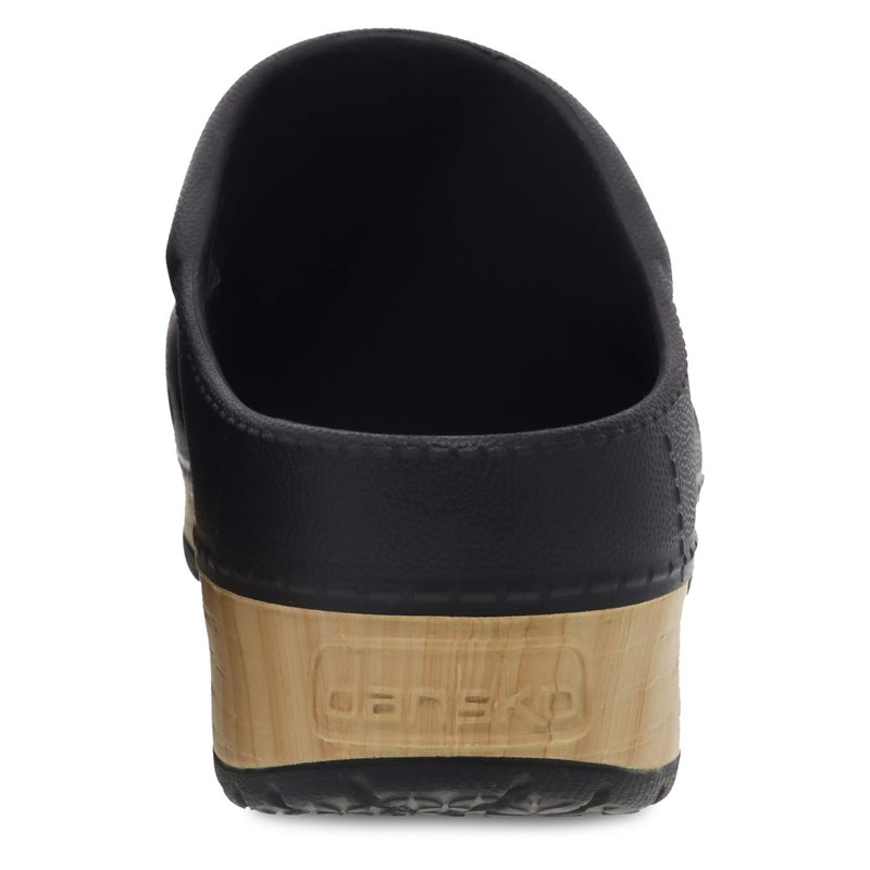 Dansko Kane Slip-On Mule Clog for Women - Lightweight Cushioned Comfort and Removable EVA Footbed with Arch Support - Easy Clean Uppers Kane Black 4.5-5 M US - Image 5