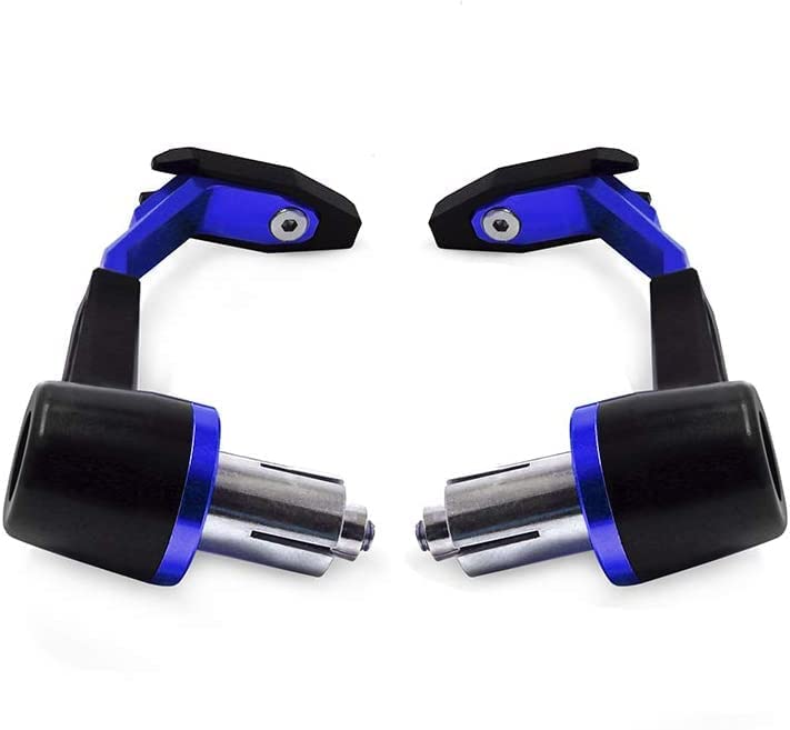 VTRUST Universal Motorcycle Bike Clutch Lever Protector, Brake Guard, Handlebar Levers Protect Handguard, Adjustable & Extendable (Blue) - Image 2