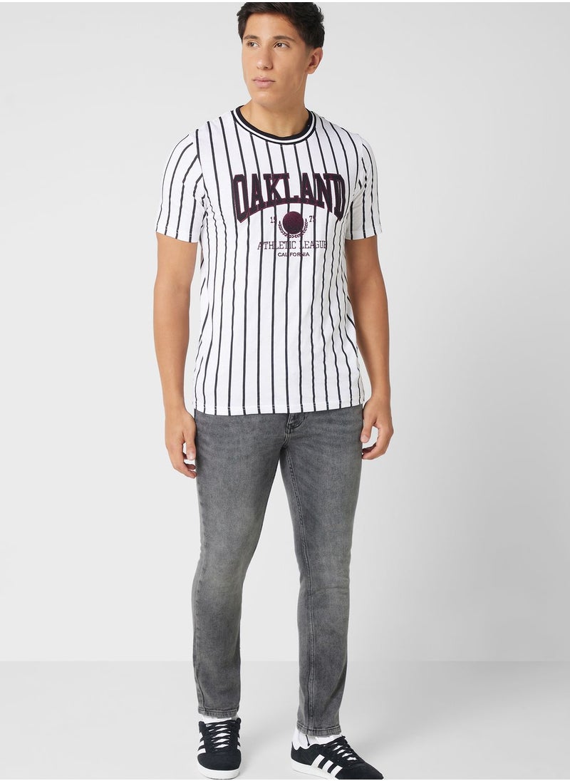 Seventy Five - Slim Fit Washed Jeans - Image 1