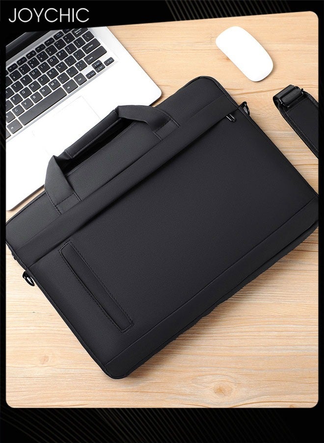 Joychic Men Classic Laptop Bag with Adjustable Straps Waterproof and Protective Laptop Sleeve Business Messenger Shoulder Bag for Laptop or Tablet - Image 1