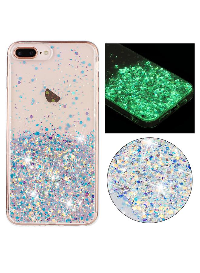 اس-توب جراب لهاتف iPhone 8 Plus / 7 Plus بإطار شفاف من مادة TPU اللامعة اللامعة - Image 1