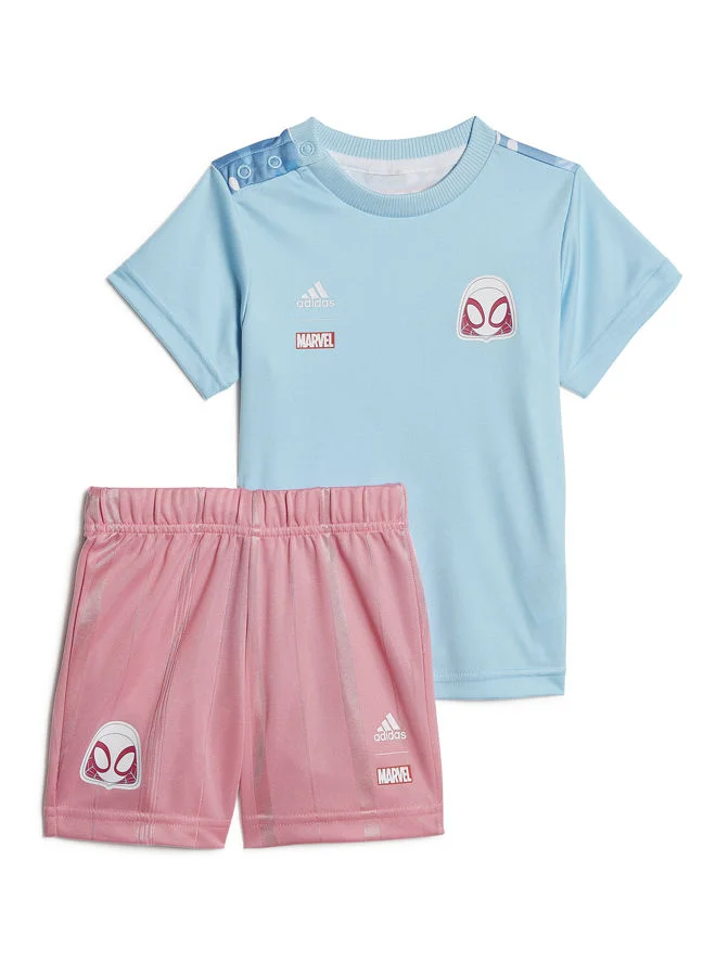 Adidas Baby Girls adidas X Marvel Ghost Spider Summer Set