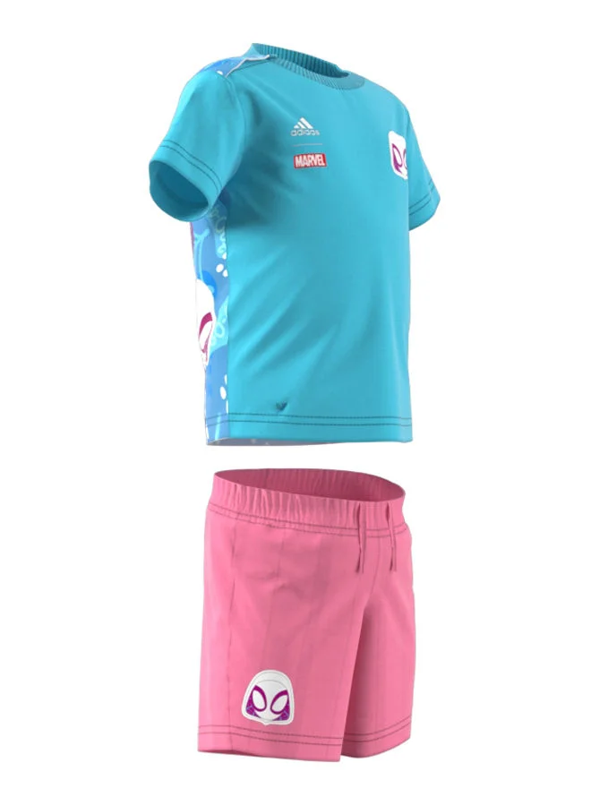 Adidas Baby Girls adidas X Marvel Ghost Spider Summer Set