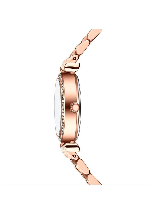 NIBOSI - NIBOSI Women's Watches Analog Rose Gold Dial Rose Gold Band Watches for Women&Ladies&Girls Stylish Diamond Stainless Steel Wrist Watch with Mesh Band Gift - Image 1