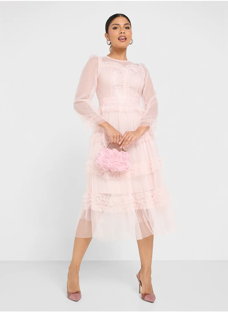 ايلا Tiered Tulle Dress
