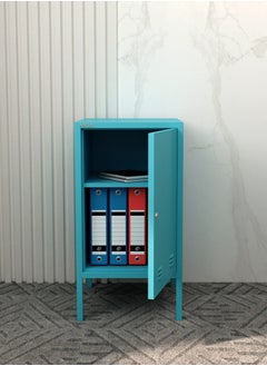 RIGID Steel Mini Locker with Key Lock Blue 67.5x35.5x41.5cm  - Image 1