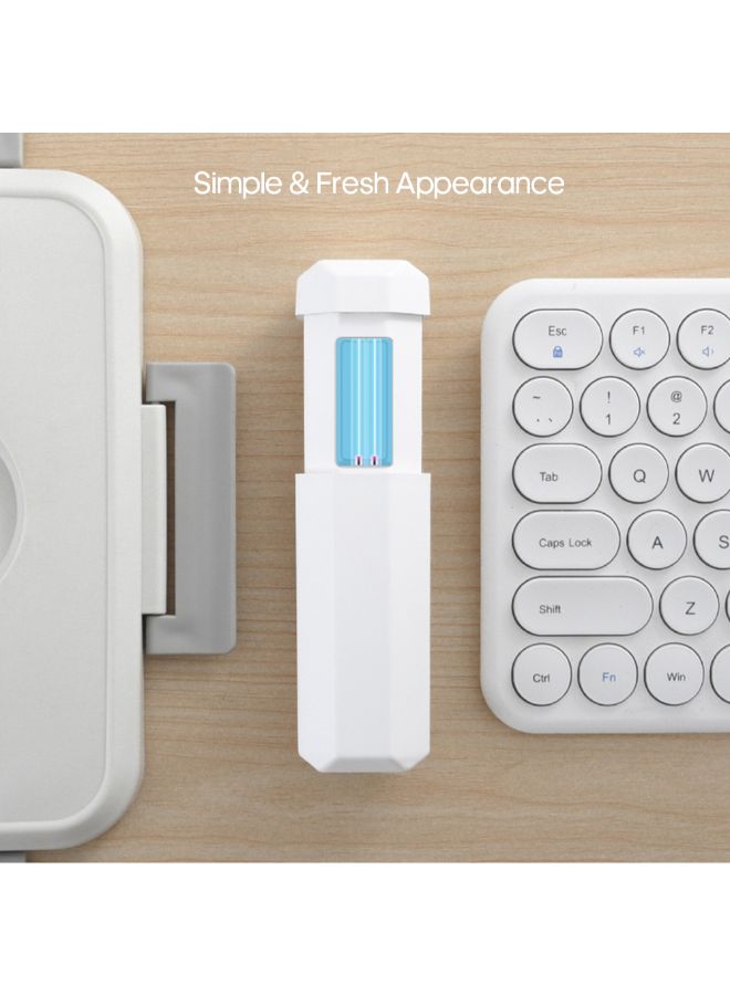 NIBEMINENT Portable Mini Rechargeable UV Lamp Stick Rose Gold 12 x 6 6cm - Image 2