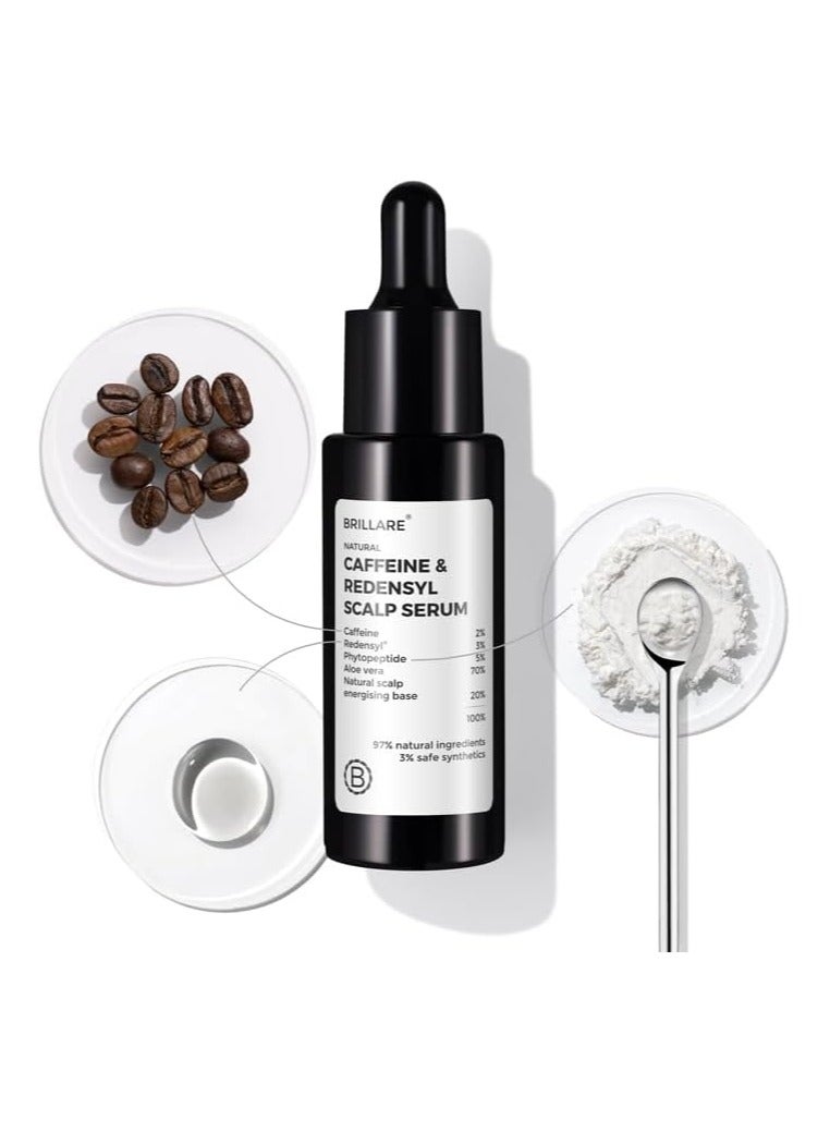 BRILLARE CAFFEINE & PHYTOPEPTIDE SCALP SERUM 30ML - Image 2