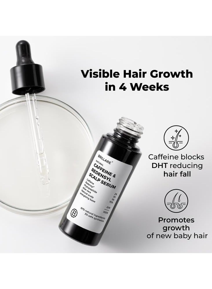 BRILLARE CAFFEINE & PHYTOPEPTIDE SCALP SERUM 30ML - Image 3