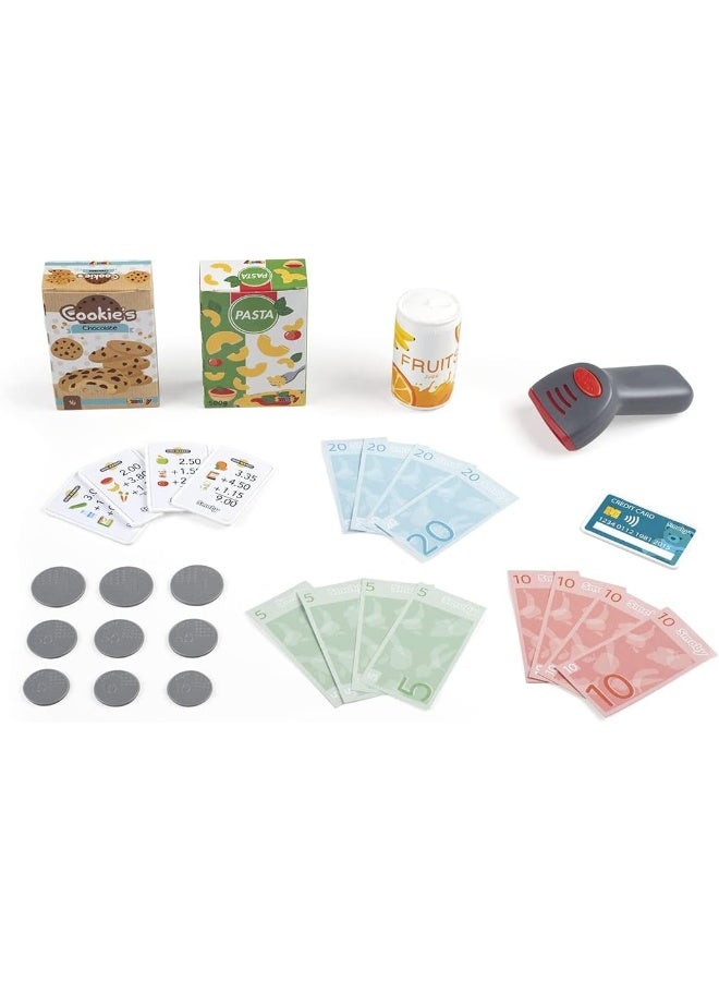 Smoby Toy Cash Register 7600350114, Interactive Shopping Till For Kids, Digital Display And Sounds - Image 3