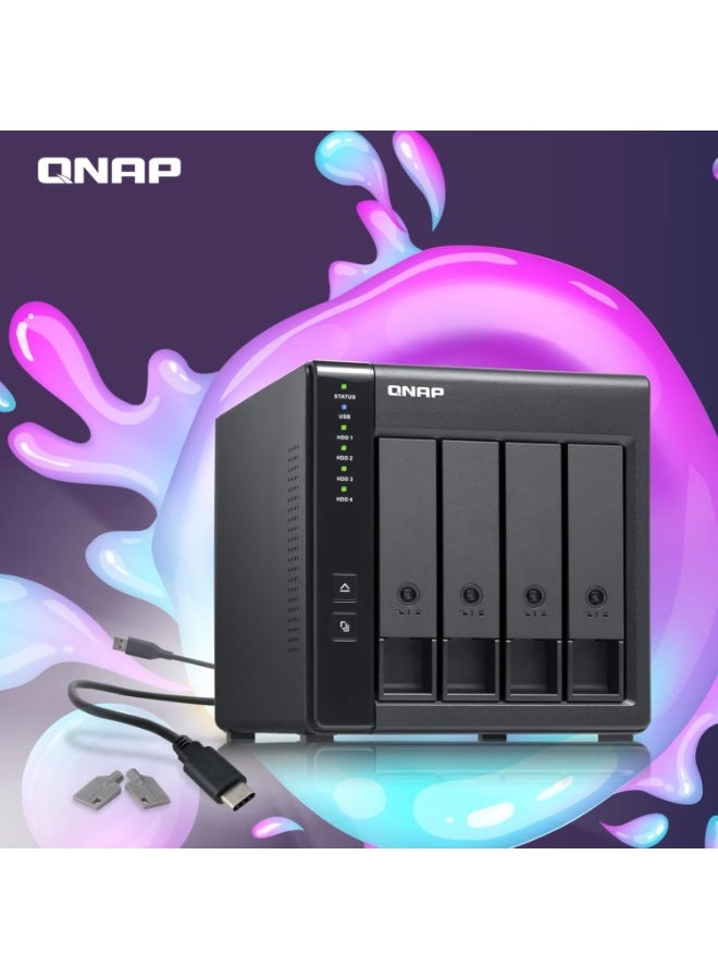 Qnap Tr-004 4-bay Type-c Nas Expansion Enclosure - Image 2