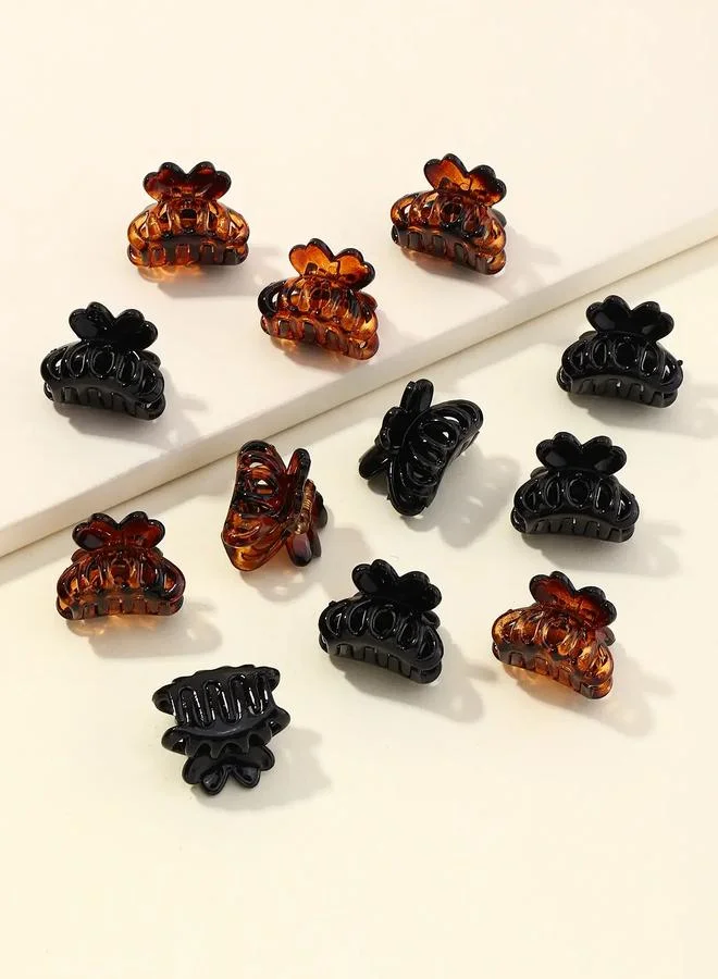 Take Two  Set of 12 - Mini Claw Clip for Women | Best Price UAE