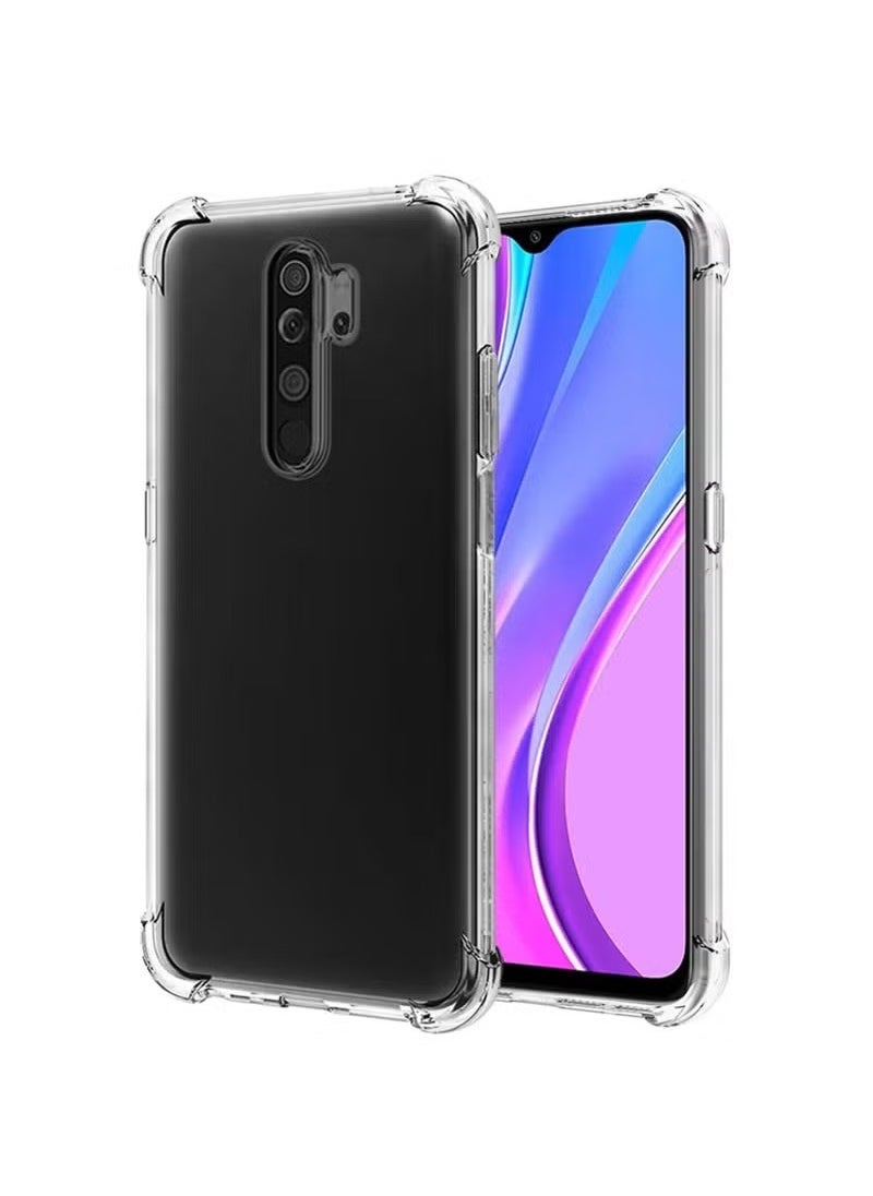 ماركة غير محددة غطاء خلفي لهاتف Redmi 9/9 Prime / Poco M2 جراب شفاف ومتين (بولي كربونات شفاف)  - Image 1