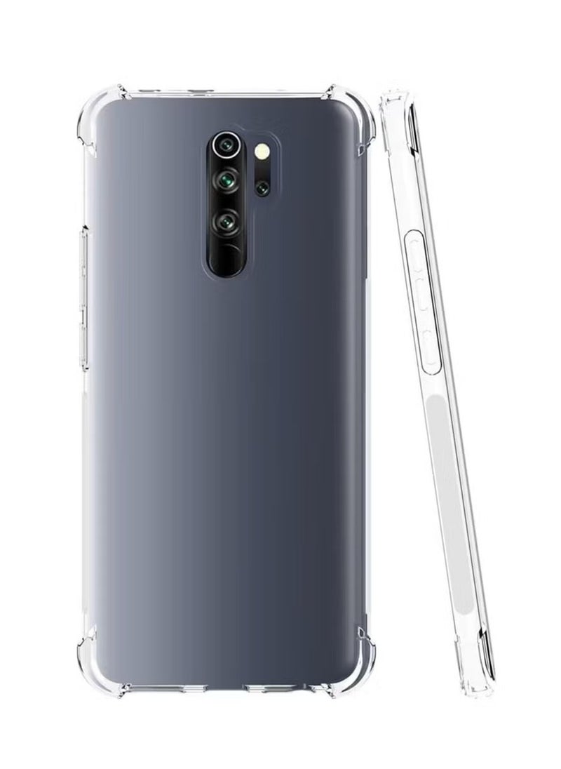 ماركة غير محددة غطاء خلفي لهاتف Redmi 9/9 Prime / Poco M2 جراب شفاف ومتين (بولي كربونات شفاف)  - Image 2