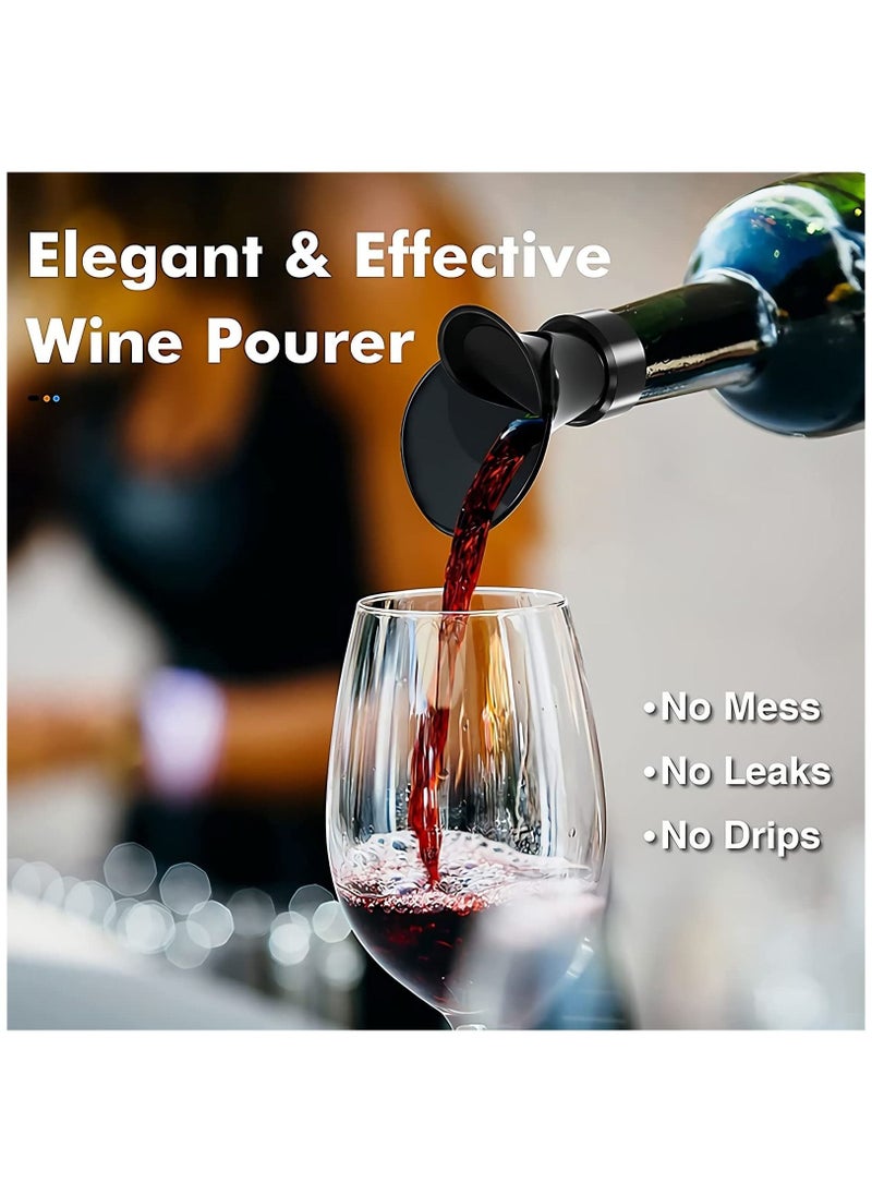 Generic - Wine Stopper, 2 in 1 Wine Pourer Stoppers, Flower Wine Aerator Pourer, Silicone Bottle Pourers for Alcohol, Reusable Leakproof Wine Preserver Keep Fresh, Wine Accessories Gifts for Women Men - Image 1