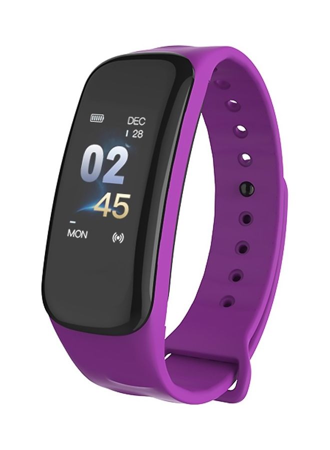 NIBEMINENT IP67 Smart Fitness Tracker Watchband Purple - Image 1