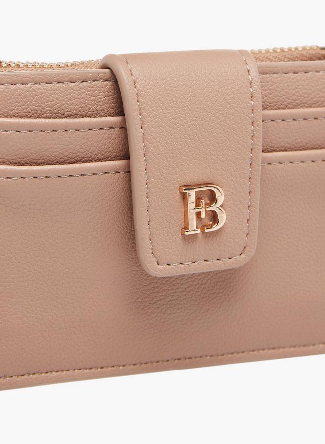 Flora Bella By Shoexpress Solid Card Holder with Snap Button Closure - Image 3