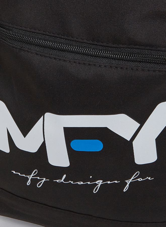 Styli Printed Zip Pocket Detail Backpack - Image 2