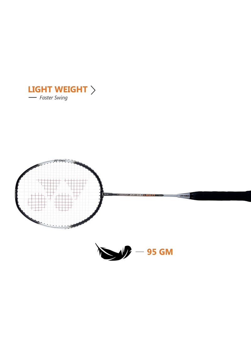 YONEX ZR 100 LIGHT Aluminium Strung Badminton Racket with Full Cover | Lightweight 95g, Isometric Head Shape, G3 Grip | Ideal for Beginners & Intermediate Players | Durable & Control-Focused - pzsku/Z9E9DD60A03AB506FA62DZ/45/_/1732874899/3c468048-9fc0-433b-94c6-3bc955b2cb62