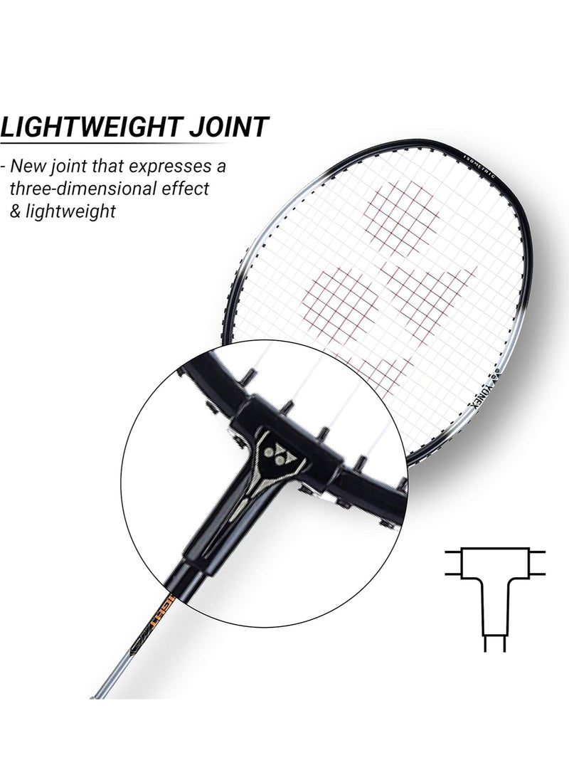 YONEX ZR 100 LIGHT Aluminium Strung Badminton Racket with Full Cover | Lightweight 95g, Isometric Head Shape, G3 Grip | Ideal for Beginners & Intermediate Players | Durable & Control-Focused - pzsku/Z9E9DD60A03AB506FA62DZ/45/_/1732874908/c62cc78e-94f9-4246-965f-766bbd92c9f5