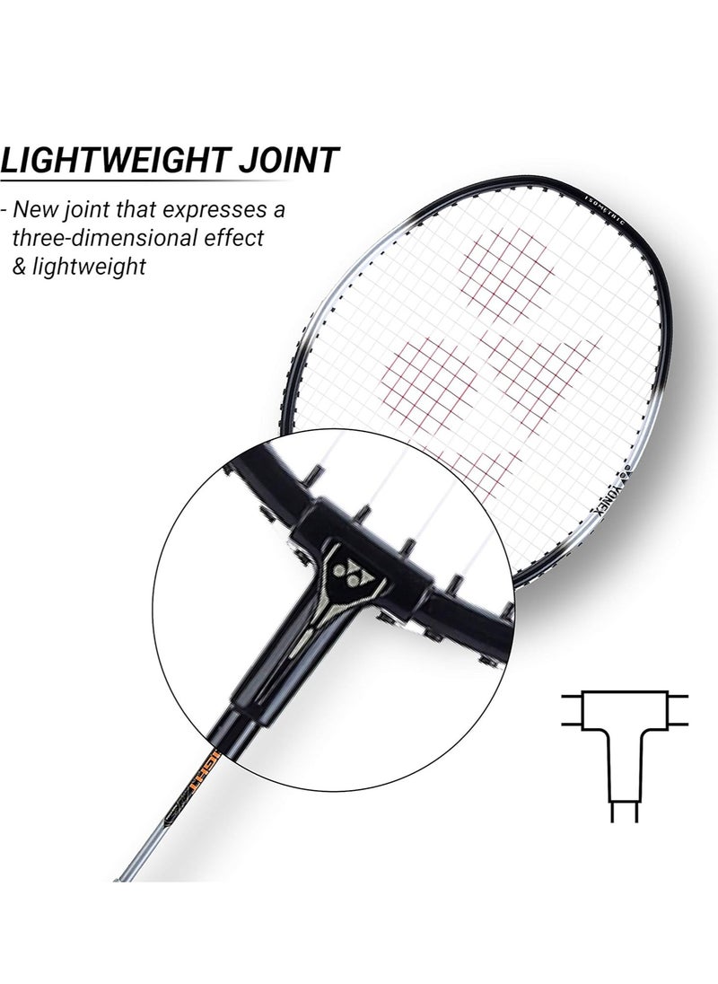 Yonex - YONEX ZR 100 LIGHT Aluminium Strung Badminton Racket with Full Cover | Lightweight 95g, Isometric Head Shape, G3 Grip | Ideal for Beginners & Intermediate Players | Durable & Control-Focused - Image 1