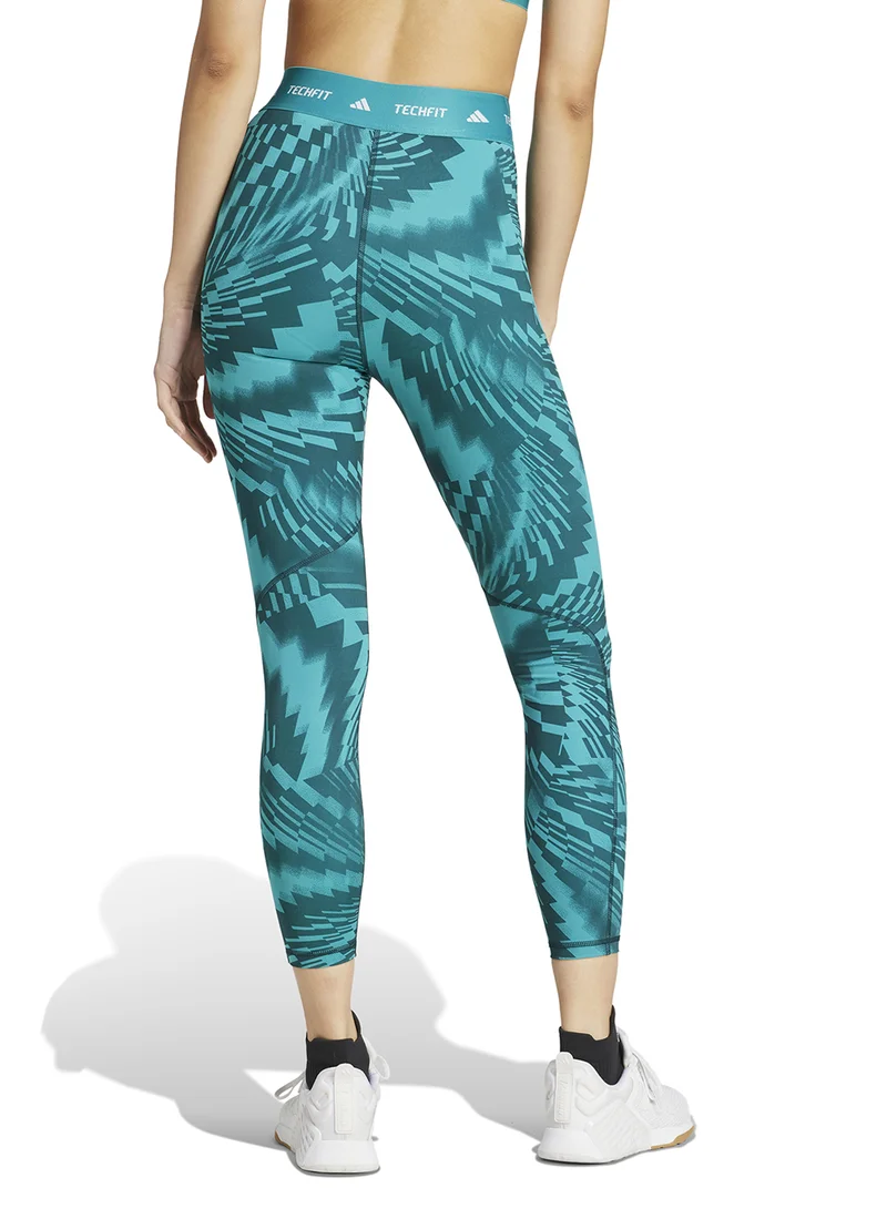 Adidas 7/8 Techfit Printed Leggings