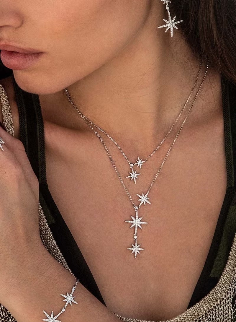 MONACO APM Double Meteorites Necklace for Women AC6424OX - Image 3