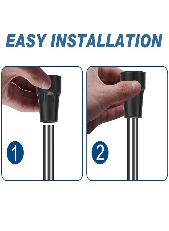 LINXIU 2 Pack Crutch Tips 3/4 Inch Non Slip Walking Cane Tip Heavy Duty Cane Tips Replacement for Canes Crutch Hiking Sticks and Walkers - Image 5