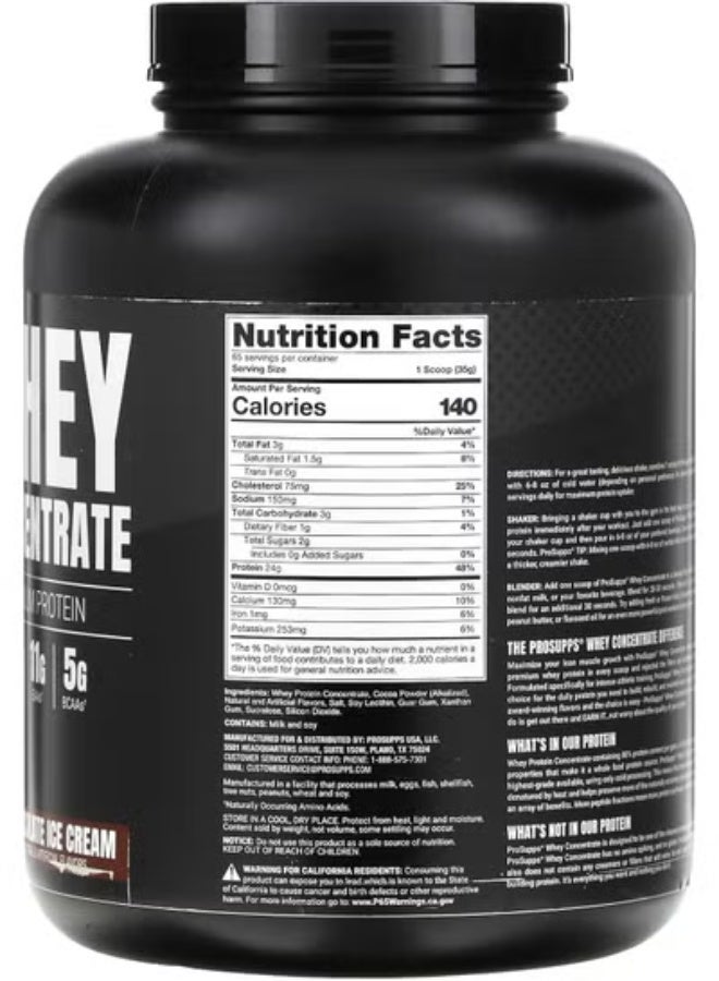 ProSupps Combo: PS Whey Protein 5lb Chocolate Ice Cream + Free Jekyll and Hyde Shaker V2 Black - Image 3