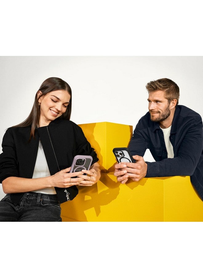 Otterbox OtterBox iPhone 15 Pro Defender Series XT Case with MagSafe, Screenless, Rugged - Non-Retail Packaging - Clear/Black  - Image 4