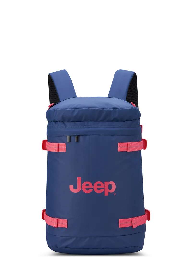 Jeep Jeep Cylindrical 17" Compartment Laptop Backpack 23L Navy