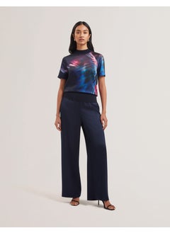 Ted Baker Woven Front Knitted T-Shirt  - Image 3