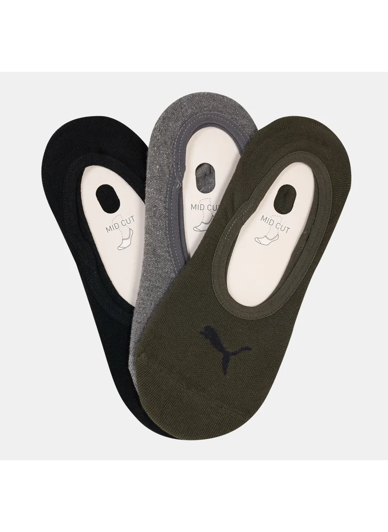PUMA Men's Footie Socks (3 Pack)