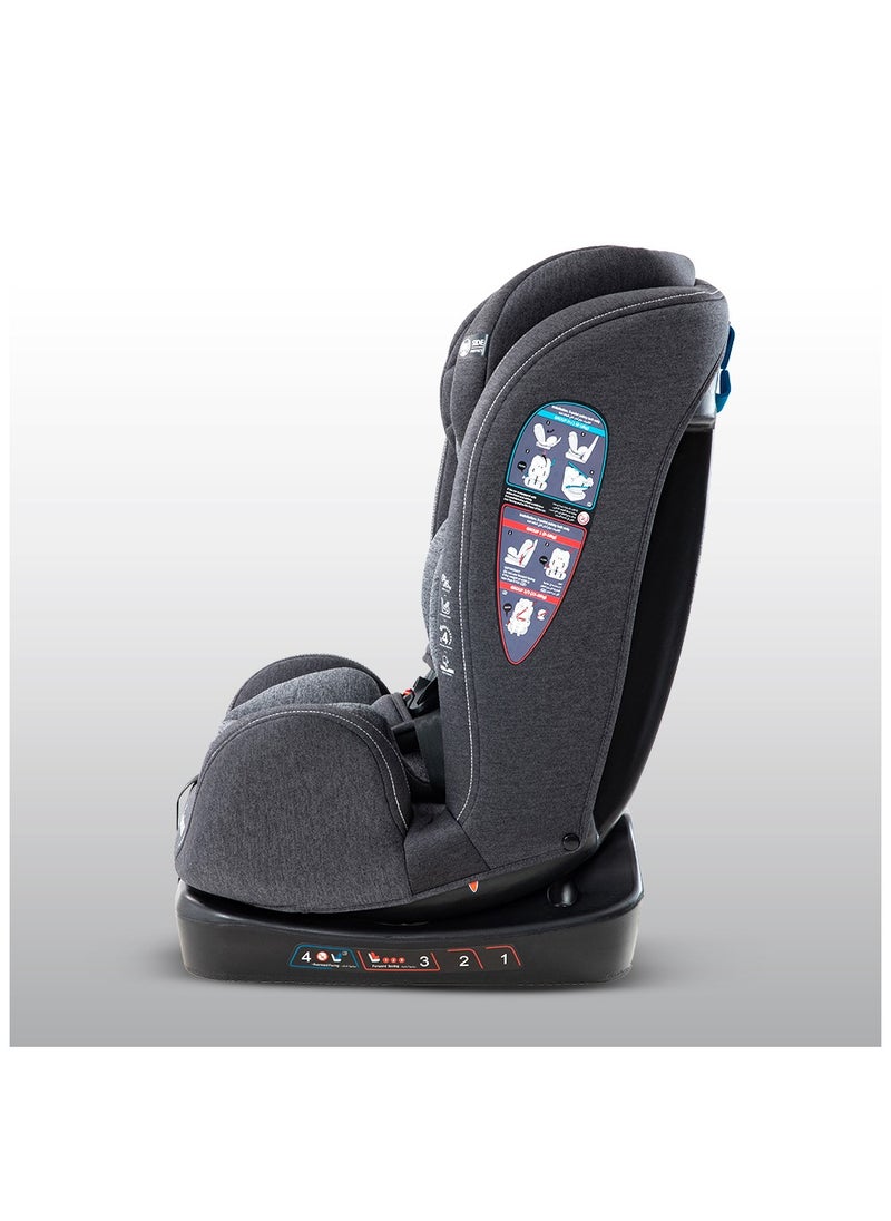 TEKNUM Teknum Evolve 2 Car Seat 0-12yrs with Grey Dad's Diaper Hand Bag - Dark Grey  - Image 3