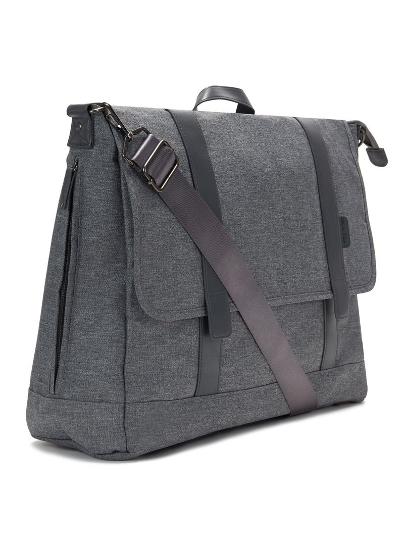 Teknum Evolve 2 Car Seat 0-12yrs with Grey Dad's Diaper Hand Bag - Dark Grey