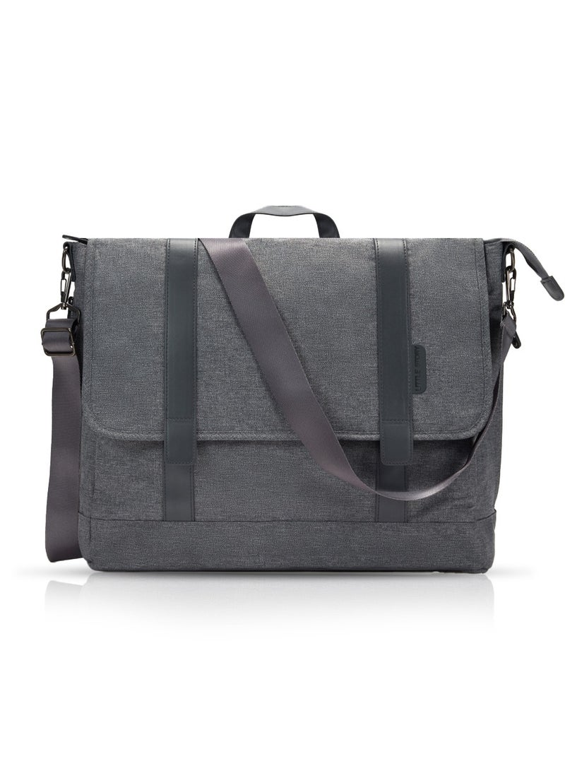 Teknum Evolve 2 Car Seat 0-12yrs with Grey Dad's Diaper Hand Bag - Dark Grey