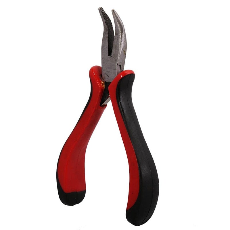 LR DECOR BAZAAR Micro Hair Extension Rings Beads Metal Pliers Wood Hook Loop Needle Tool Kit  - Image 2