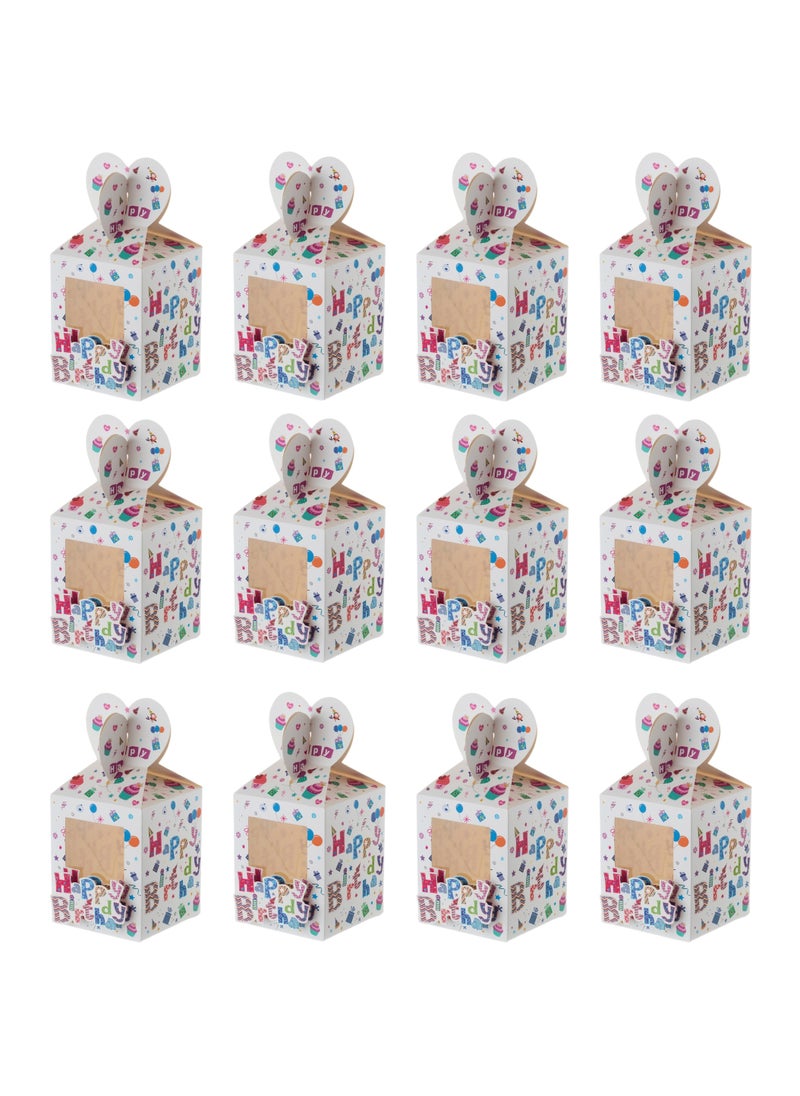 Hic small gift boxes for sweets 12 pcs size 12*10 cm  - Image 1