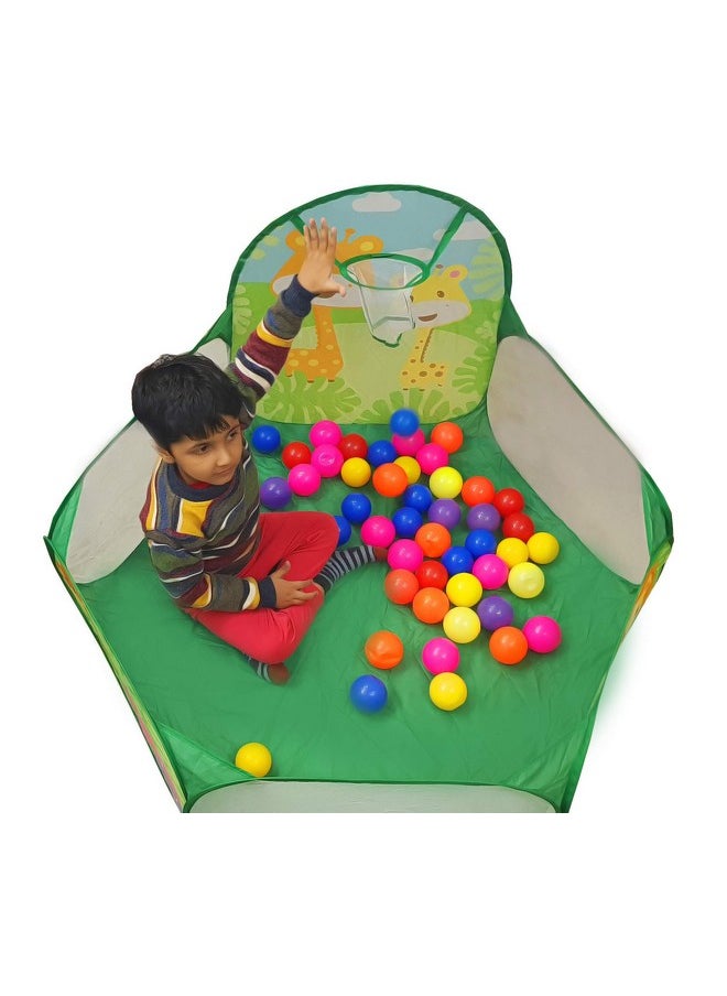 Magicwand - Magicwand XX-Large Size Polyester Multi-Colored Jungle Theme【Without Balls】 Pop-up Activity Ball-Pool with Breathable Mesh【Age up to 3 yrs】 - Image 1