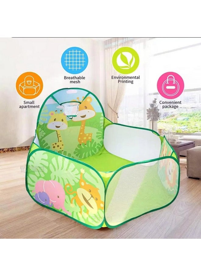 Magicwand - Magicwand XX-Large Size Polyester Multi-Colored Jungle Theme【Without Balls】 Pop-up Activity Ball-Pool with Breathable Mesh【Age up to 3 yrs】 - Image 1