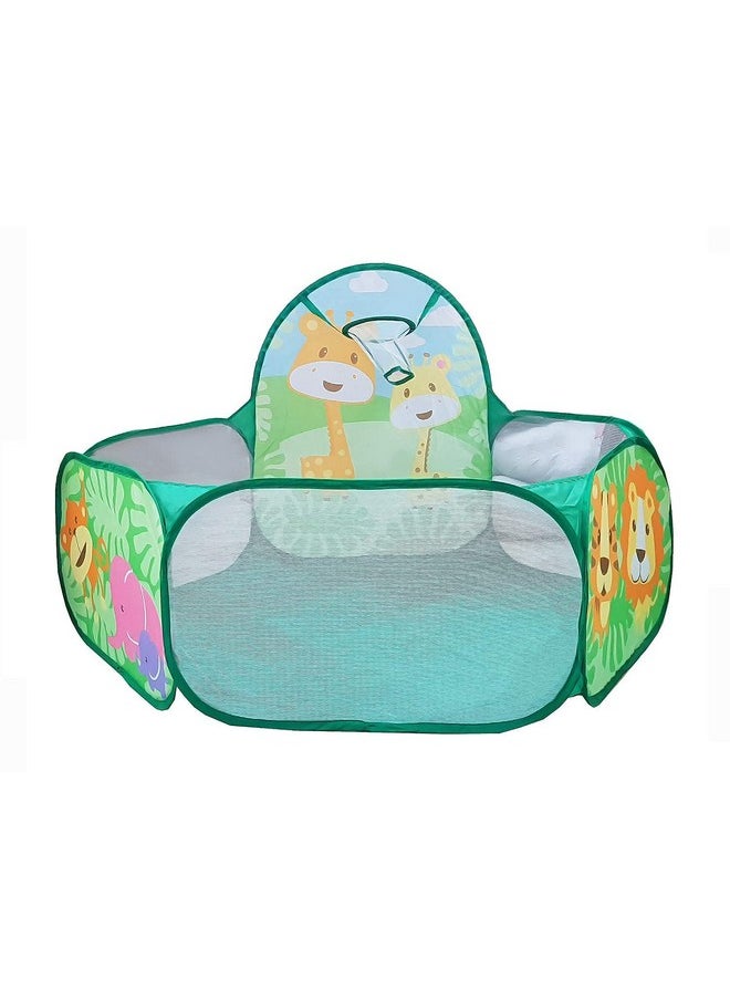 Magicwand - Magicwand XX-Large Size Polyester Multi-Colored Jungle Theme【Without Balls】 Pop-up Activity Ball-Pool with Breathable Mesh【Age up to 3 yrs】 - Image 1
